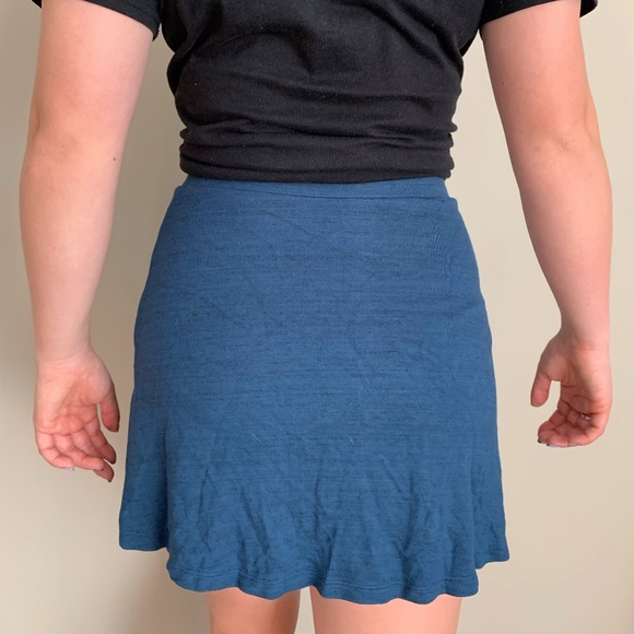 Blue American Apparel Cotton Skirt - Women Sm - Picture 2 of 2